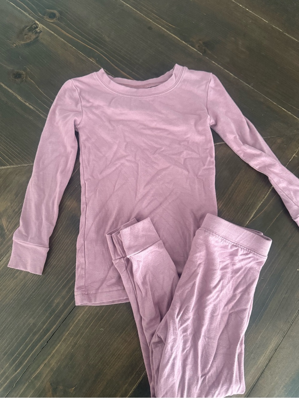 Little Sleepies Bamboo Cozy Line PJs in Mauve Size 3T